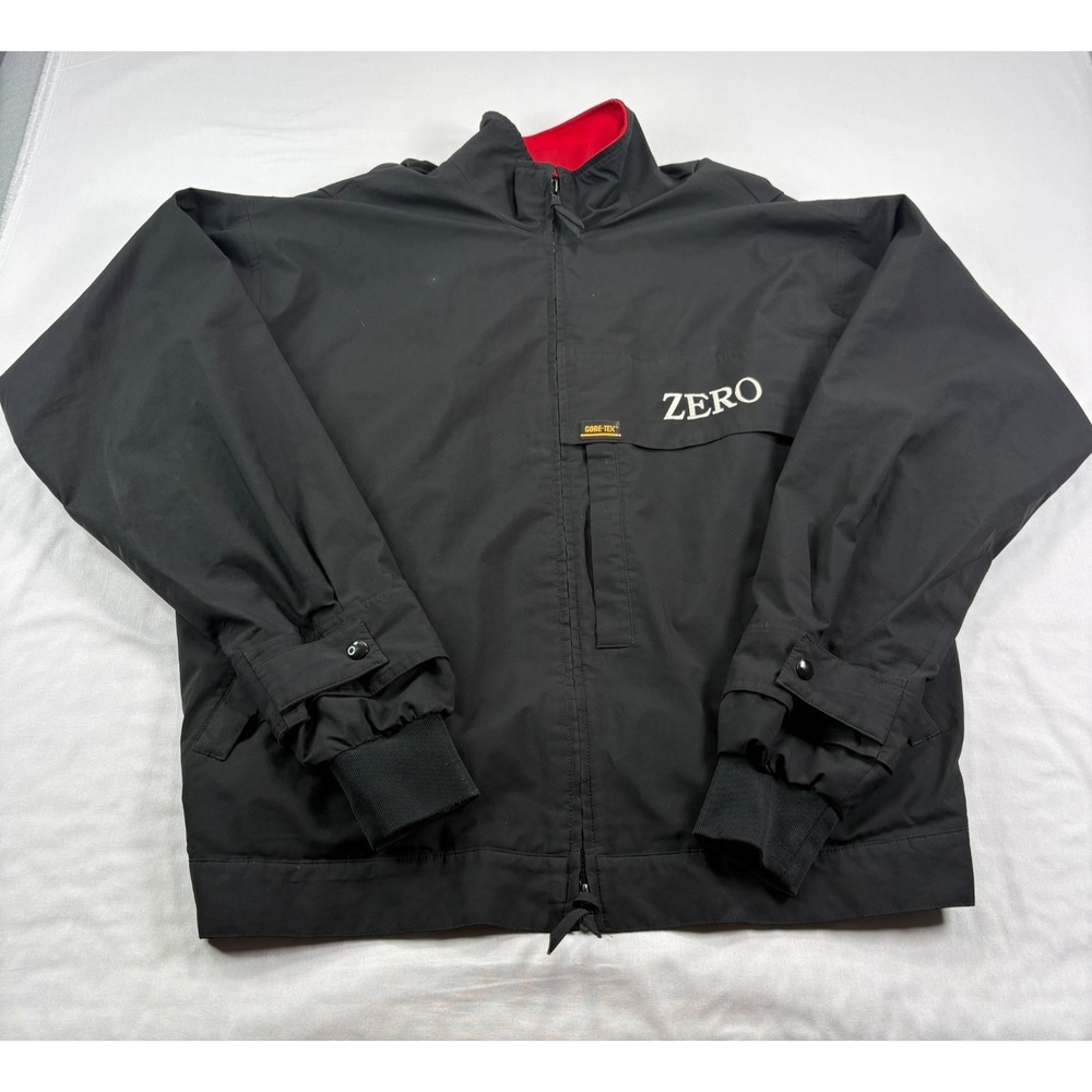 Zero Restiction Gore Tex Jacket Mens XL Black Golf‎ Windbreaker Full Zip